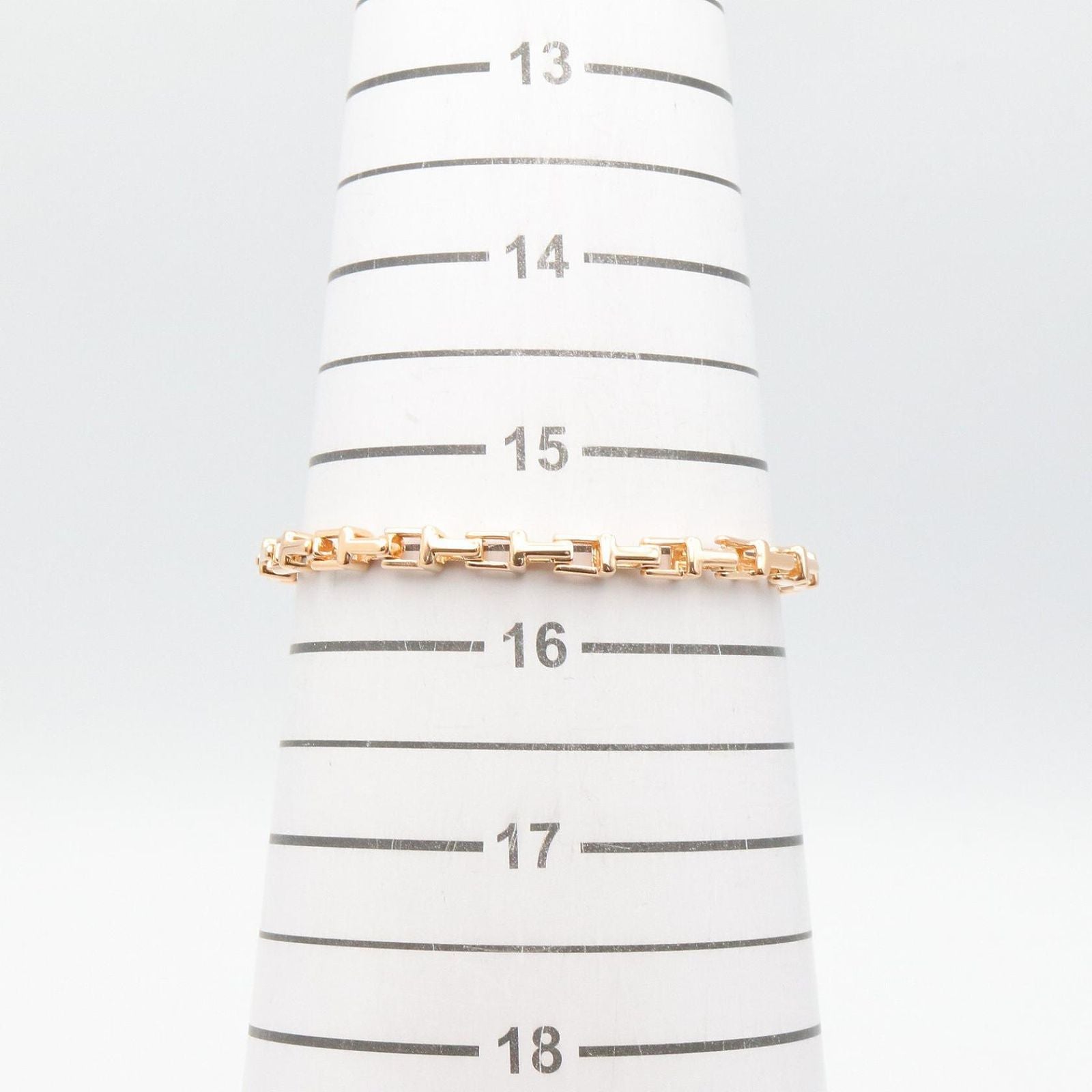 Tiffany & Co Bracelet Tee Narrow 15.5 cm 18k Pink Gold — view 6