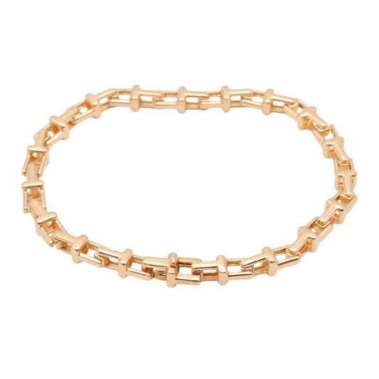 Tiffany & Co Bracelet Tee Narrow 15.5 cm 18k Pink Gold