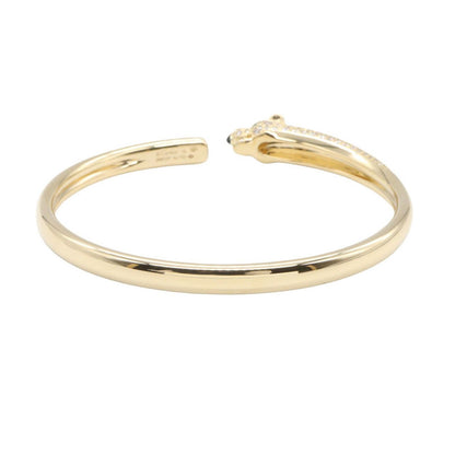 Cartier Bracelet Panthelle Emerald Diamond Onyx Bangle 14.5 cm 18k — view 2