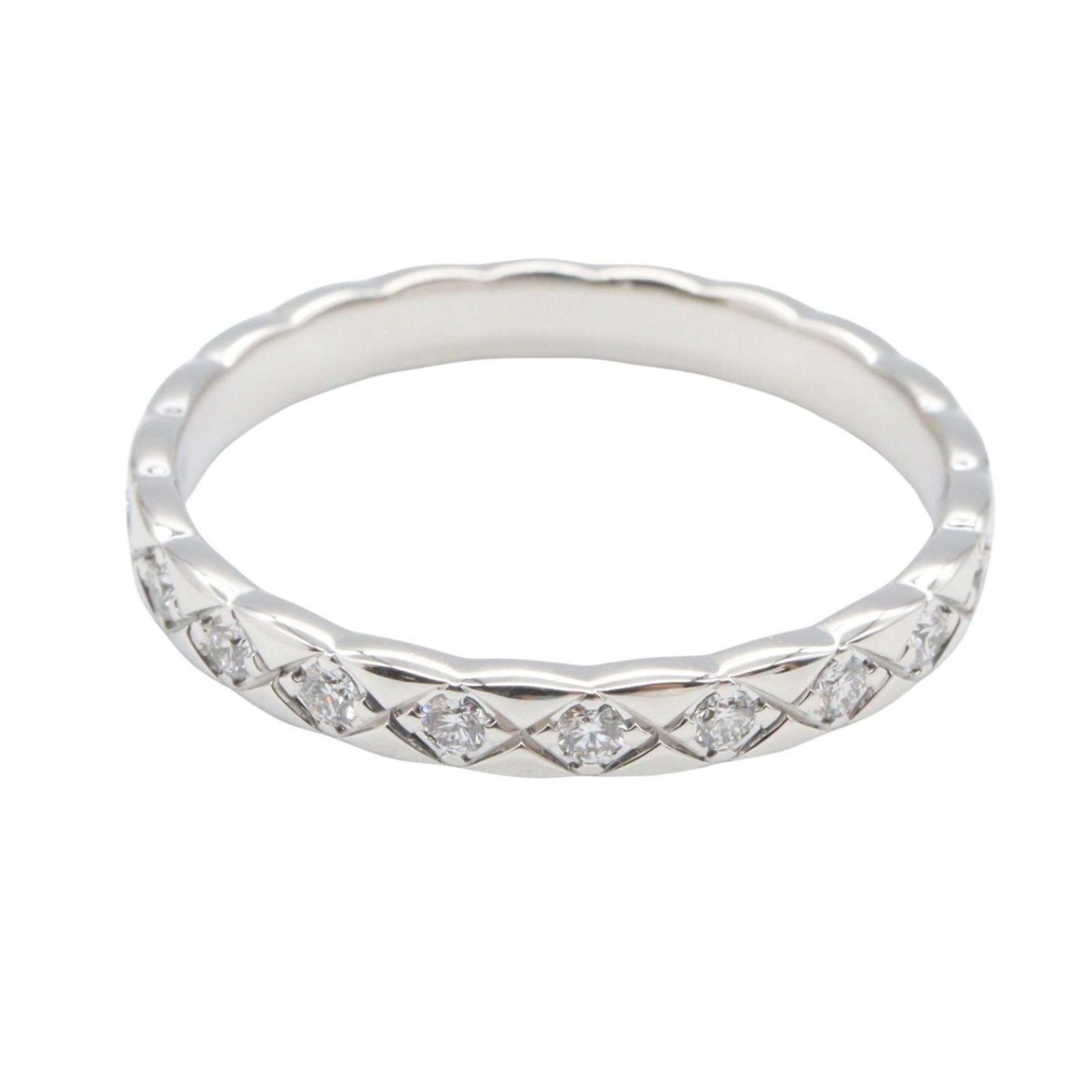 Chanel Ring Coco Crush Diamond 18k White Gold — view 2