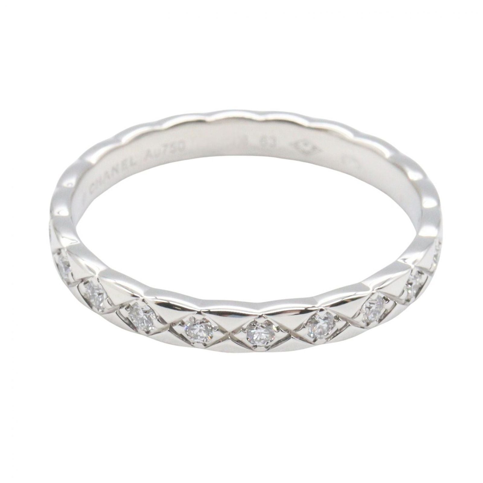 Chanel Ring Coco Crush Diamond 18k White Gold — view 3