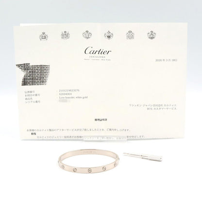 Cartier Bracelet Love 18.5 cm 18k White Gold — view 6