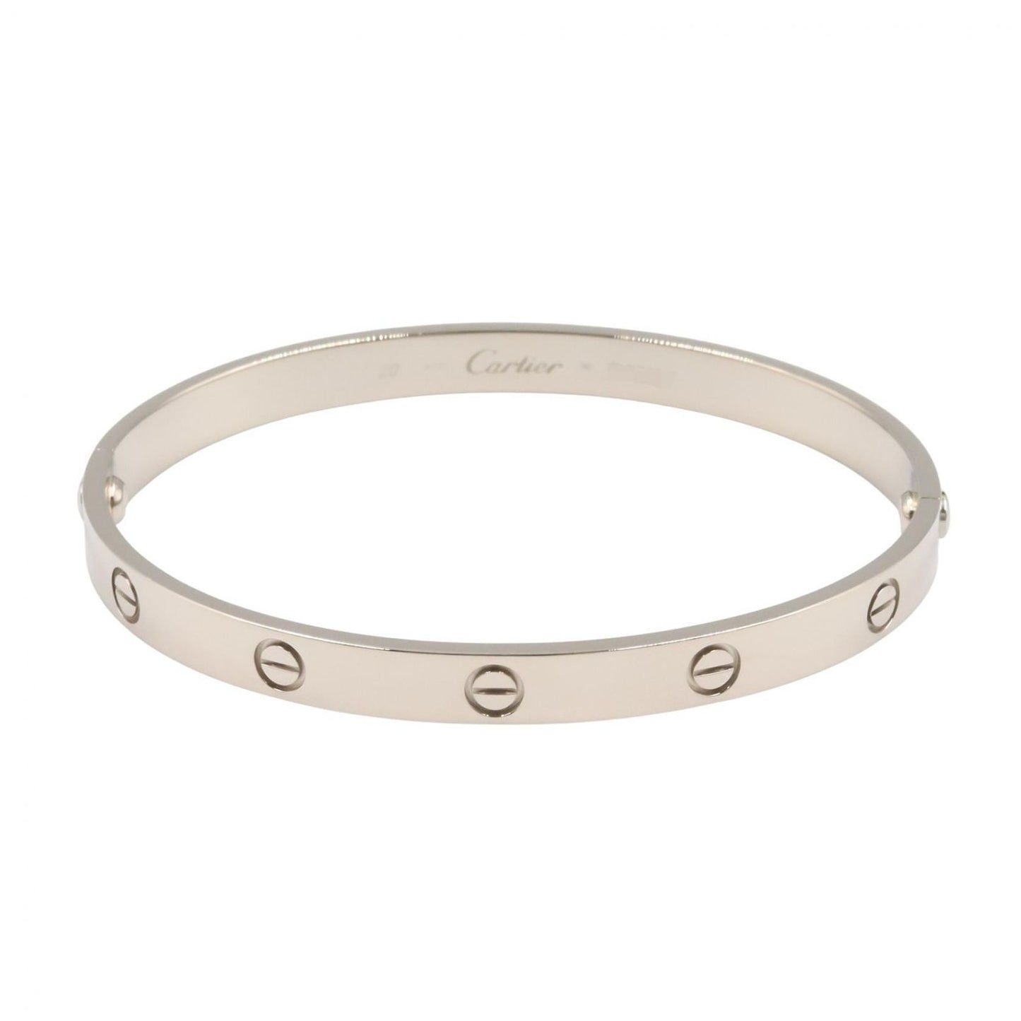 Cartier Bracelet Love 18.5 cm 18k White Gold