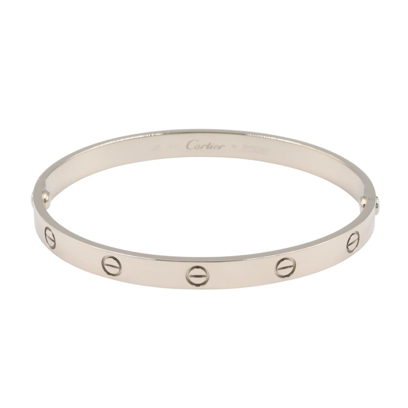 Cartier Bracelet Love 18.5 cm 18k White Gold