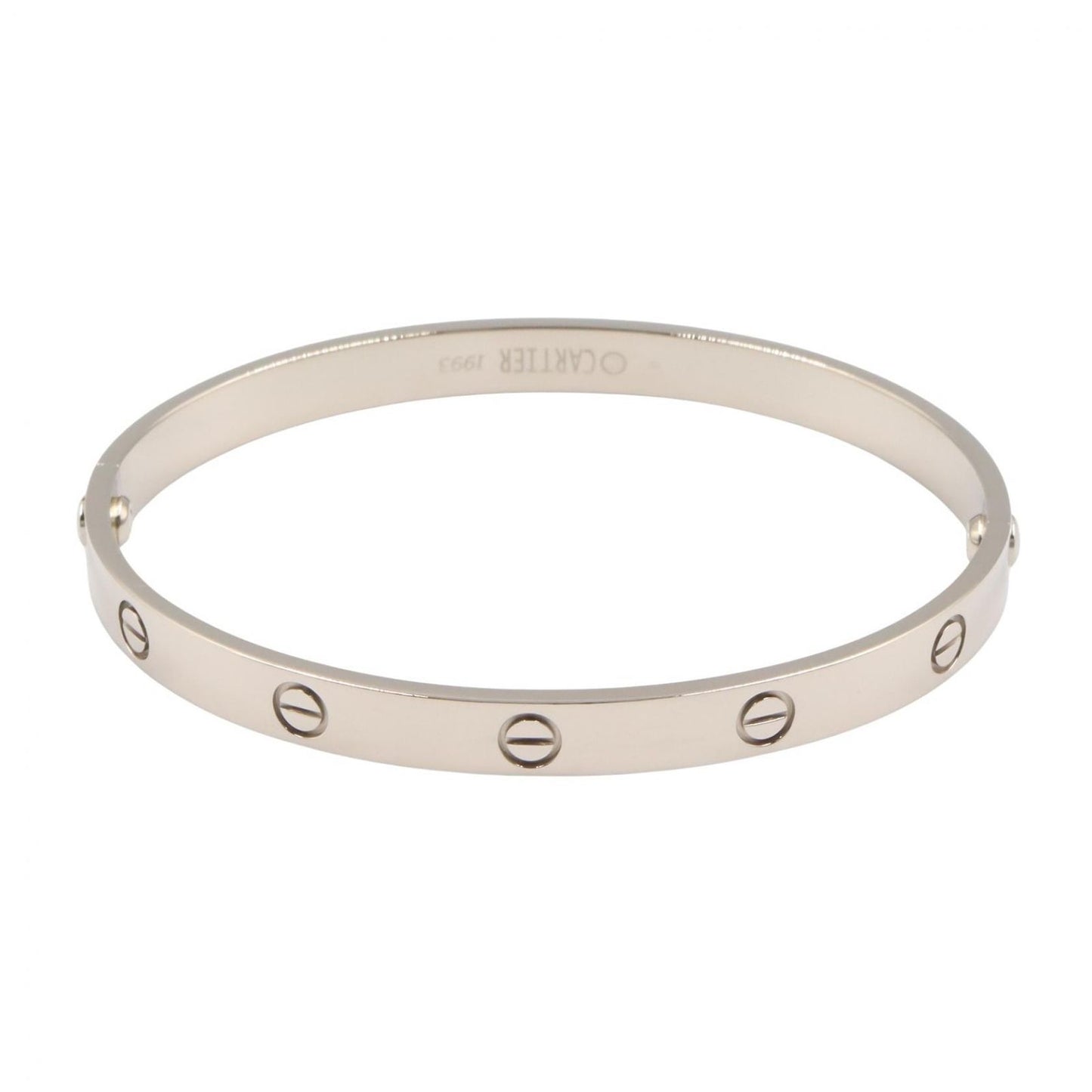 Cartier Bracelet Love 18.5 cm 18k White Gold — view 2