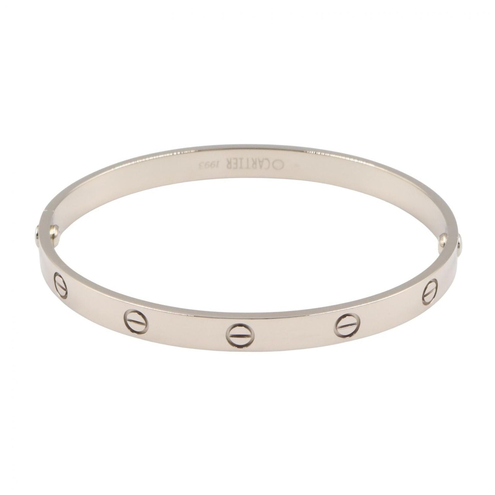 Cartier Bracelet Love 18.5 cm 18k White Gold — view 2