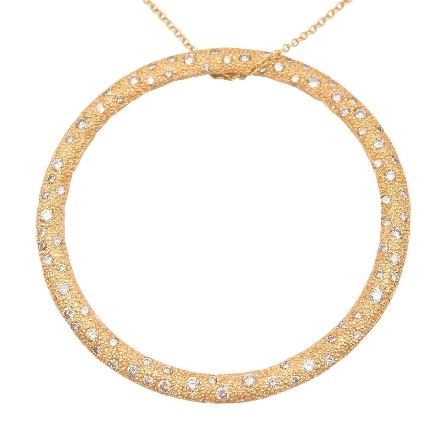 Tiffany & Co Necklace Diamond Hamad Circle Large 46 49 cm 18k — view 3