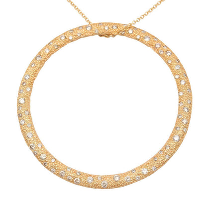 Tiffany & Co Necklace Diamond Hamad Circle Large 46 49 cm 18k — view 3