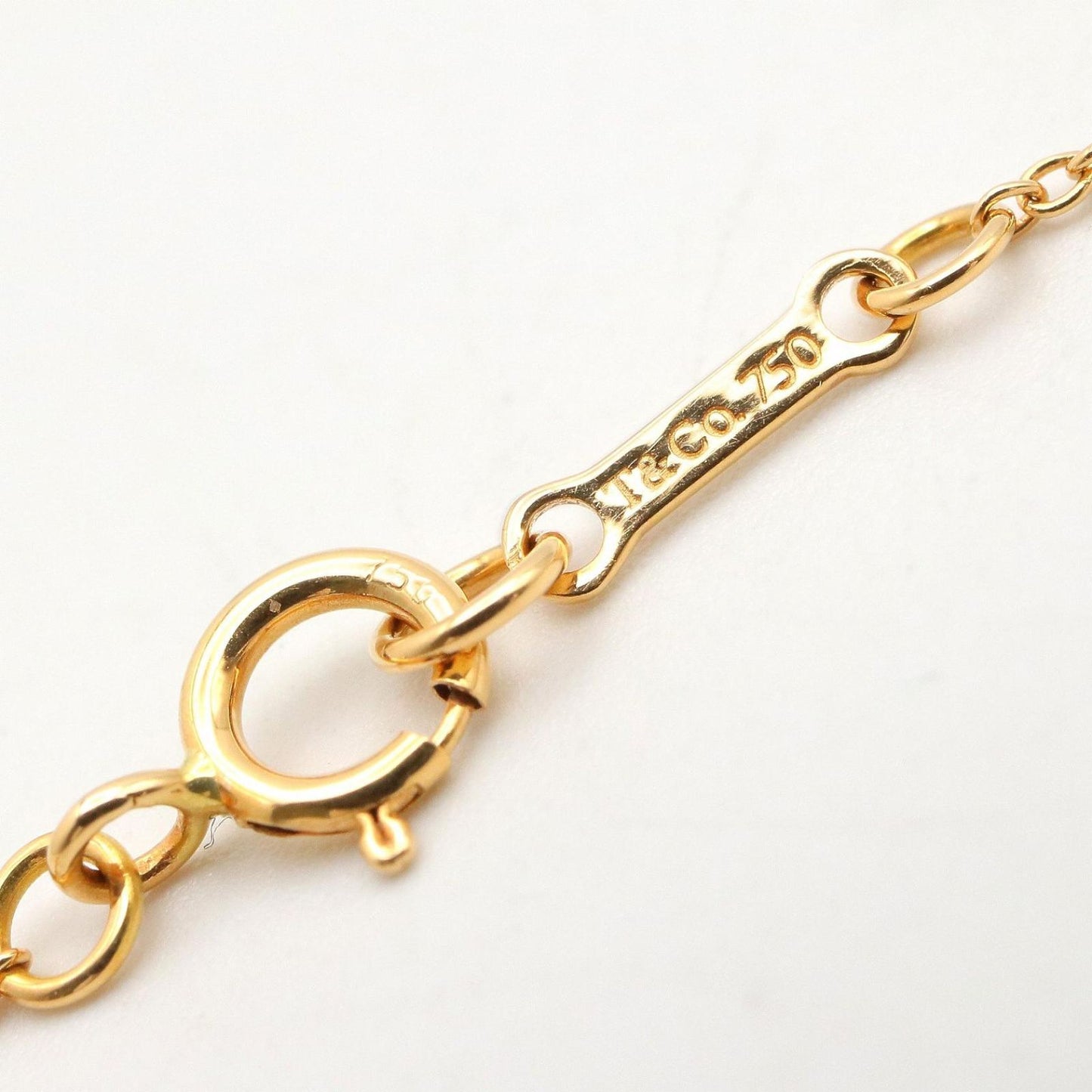 Tiffany & Co Necklace Diamond Hamad Circle Large 46 49 cm 18k — view 5