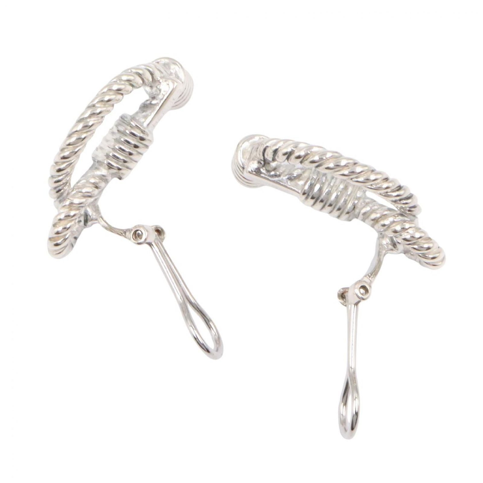 Hermes Earrings Rope 925 Sterling Silver — view 3