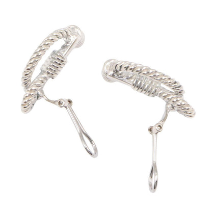 Hermes Earrings Rope 925 Sterling Silver — view 3