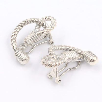 Hermes Earrings Rope 925 Sterling Silver — view 6