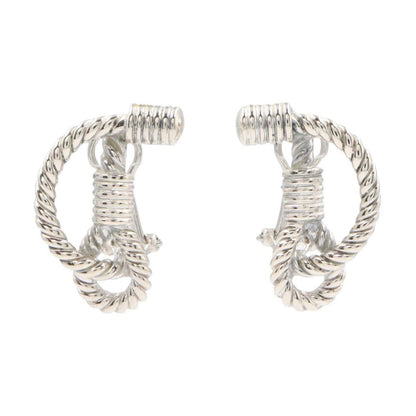 Hermes Earrings Rope 925 Sterling Silver