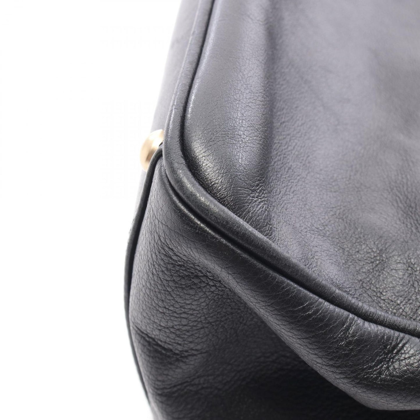 Chanel Tote Logo Camellia Black White Lambskin — view 7