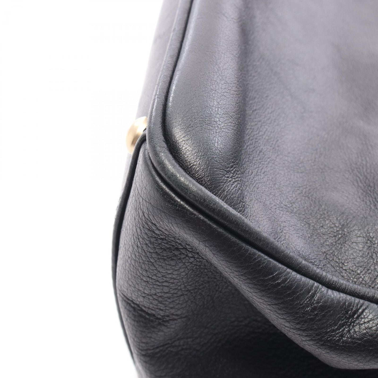 Chanel Tote Logo Camellia Black White Lambskin — view 7