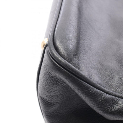 Chanel Tote Logo Camellia Black White Lambskin — view 7