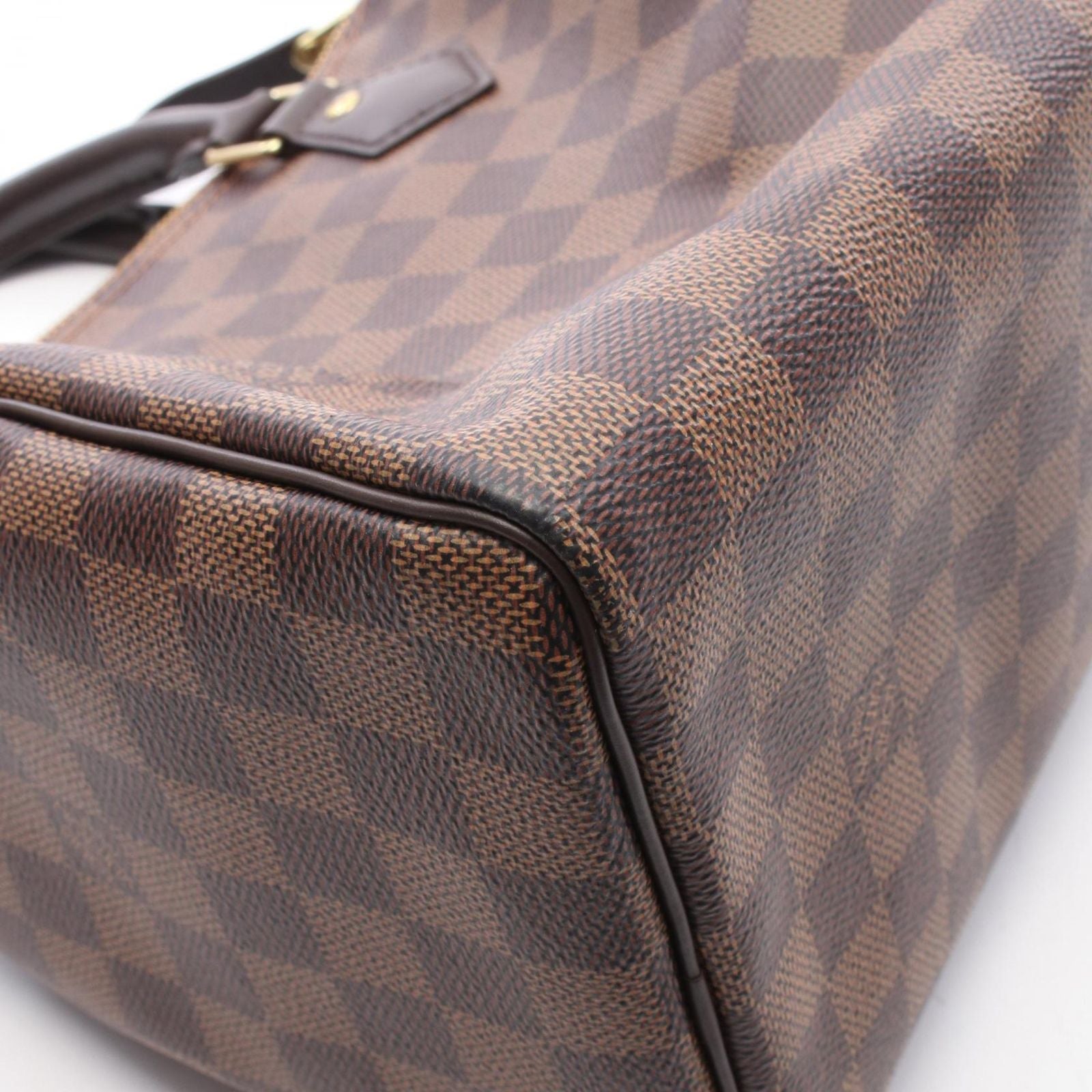 Louis Vuitton Handbag Speedy 25 Damier Ebene Canvas Leather — view 8