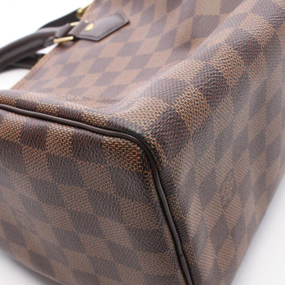 Louis Vuitton Handbag Speedy 25 Damier Ebene Canvas Leather — view 8