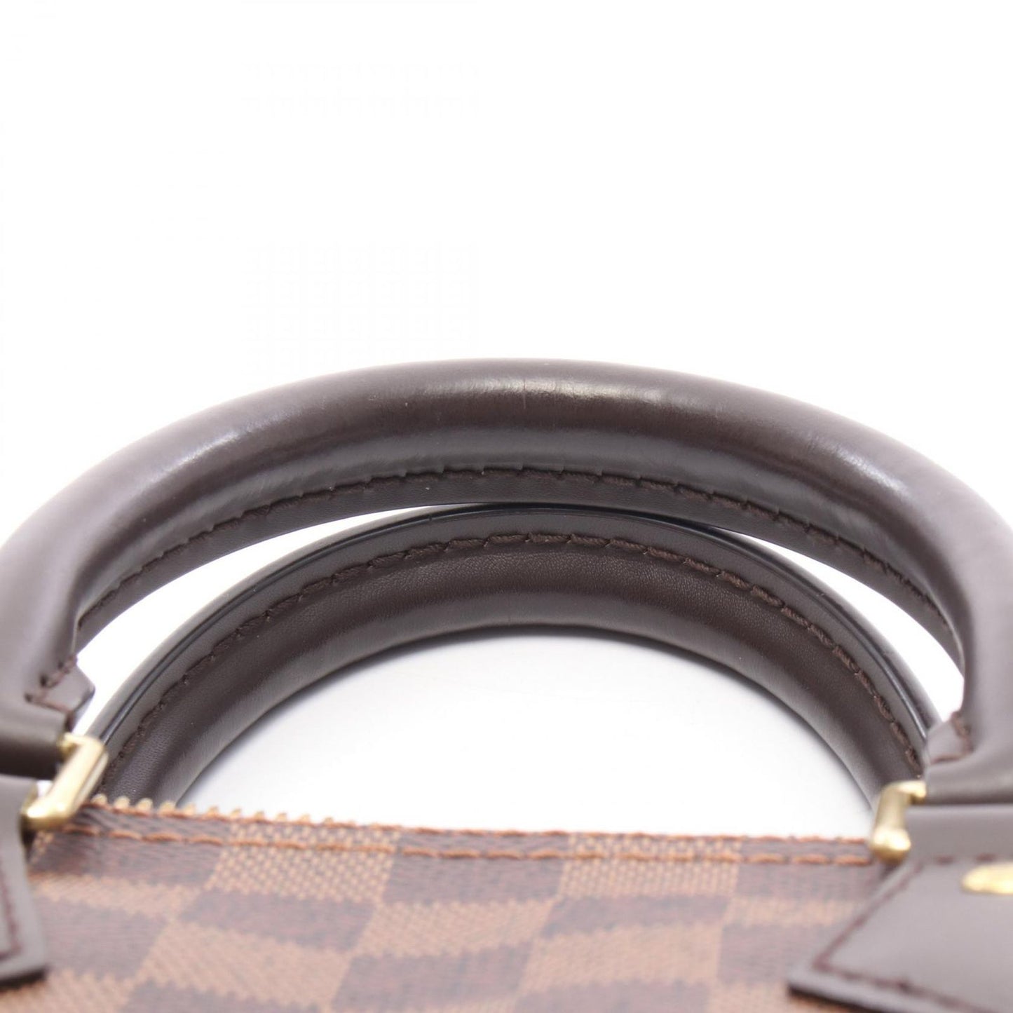 Louis Vuitton Handbag Speedy 25 Damier Ebene Canvas Leather — view 6