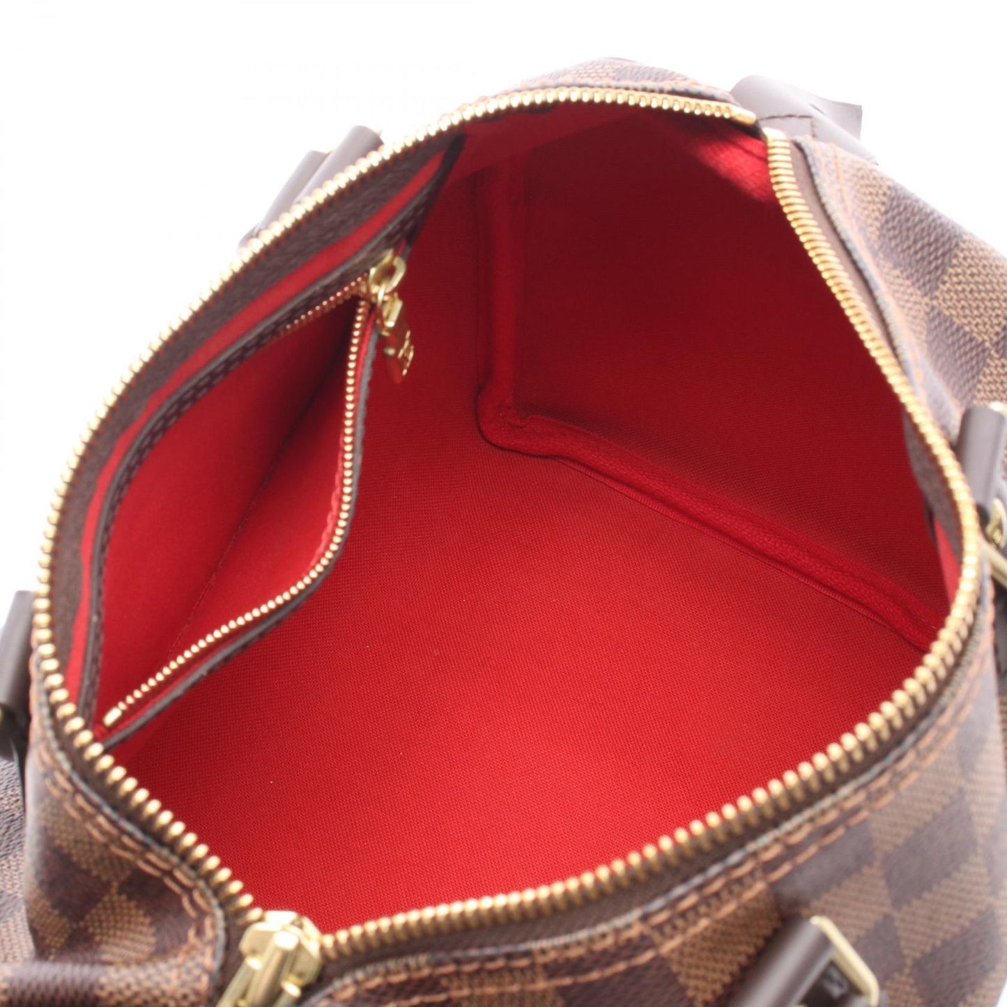Louis Vuitton Handbag Speedy 25 Damier Ebene Canvas Leather — view 3