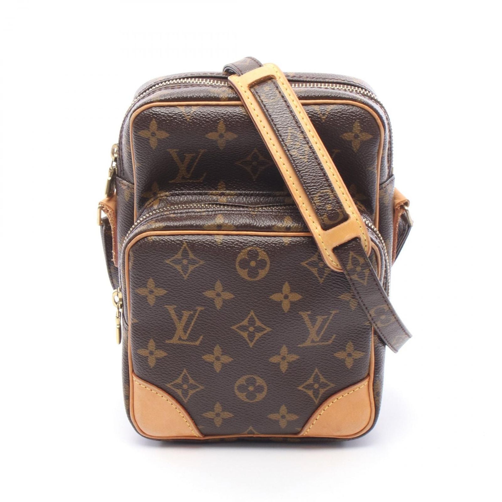 Louis Vuitton Shoulder Bag Amazon Monogram Canvas Leather