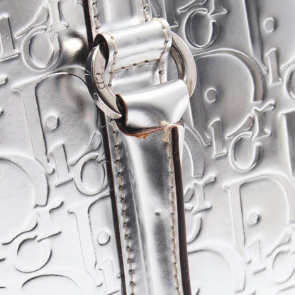 Dior Tote Silver Leather Trotter — view 7
