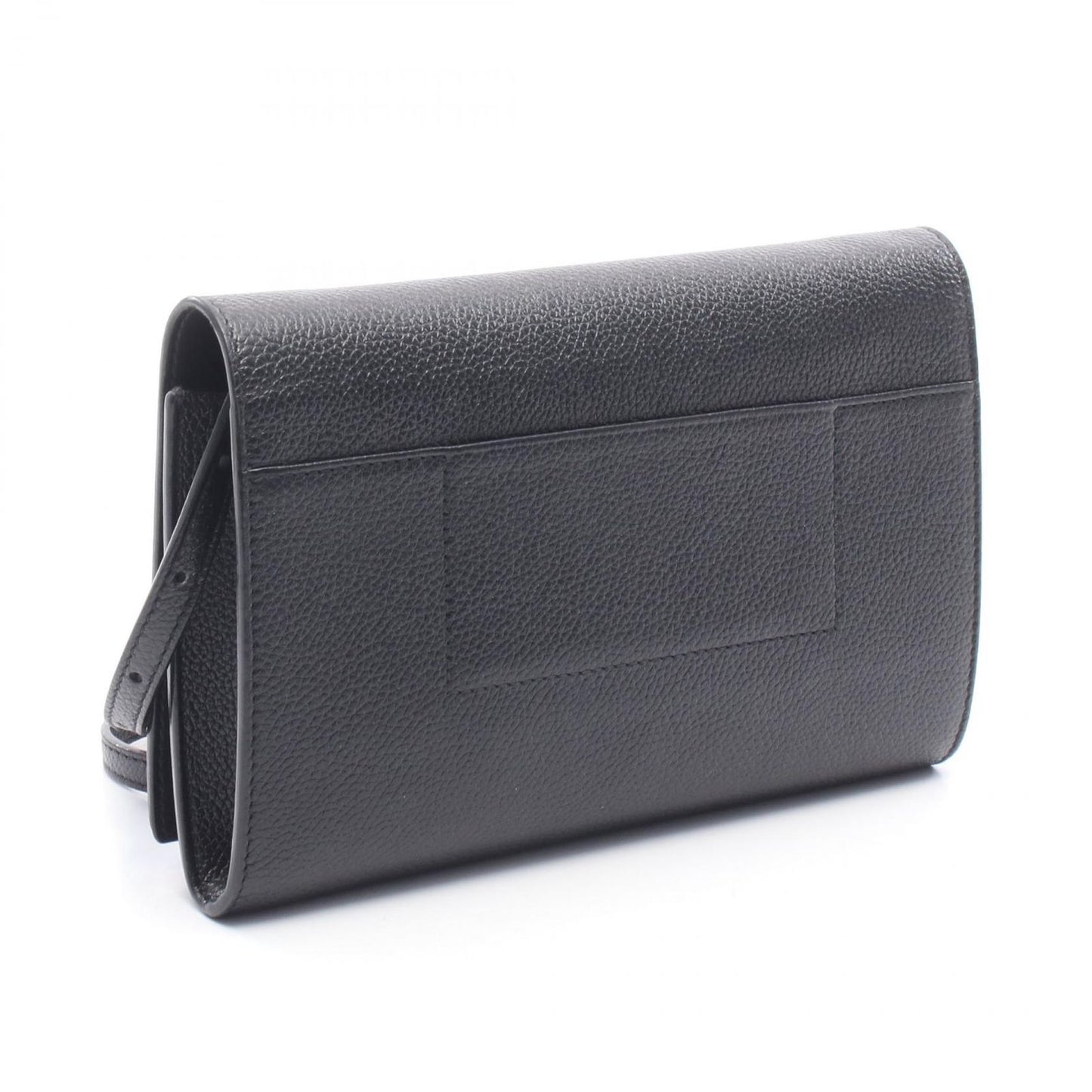 Balenciaga Shoulder Bag Logo Bag Black Leather — view 2