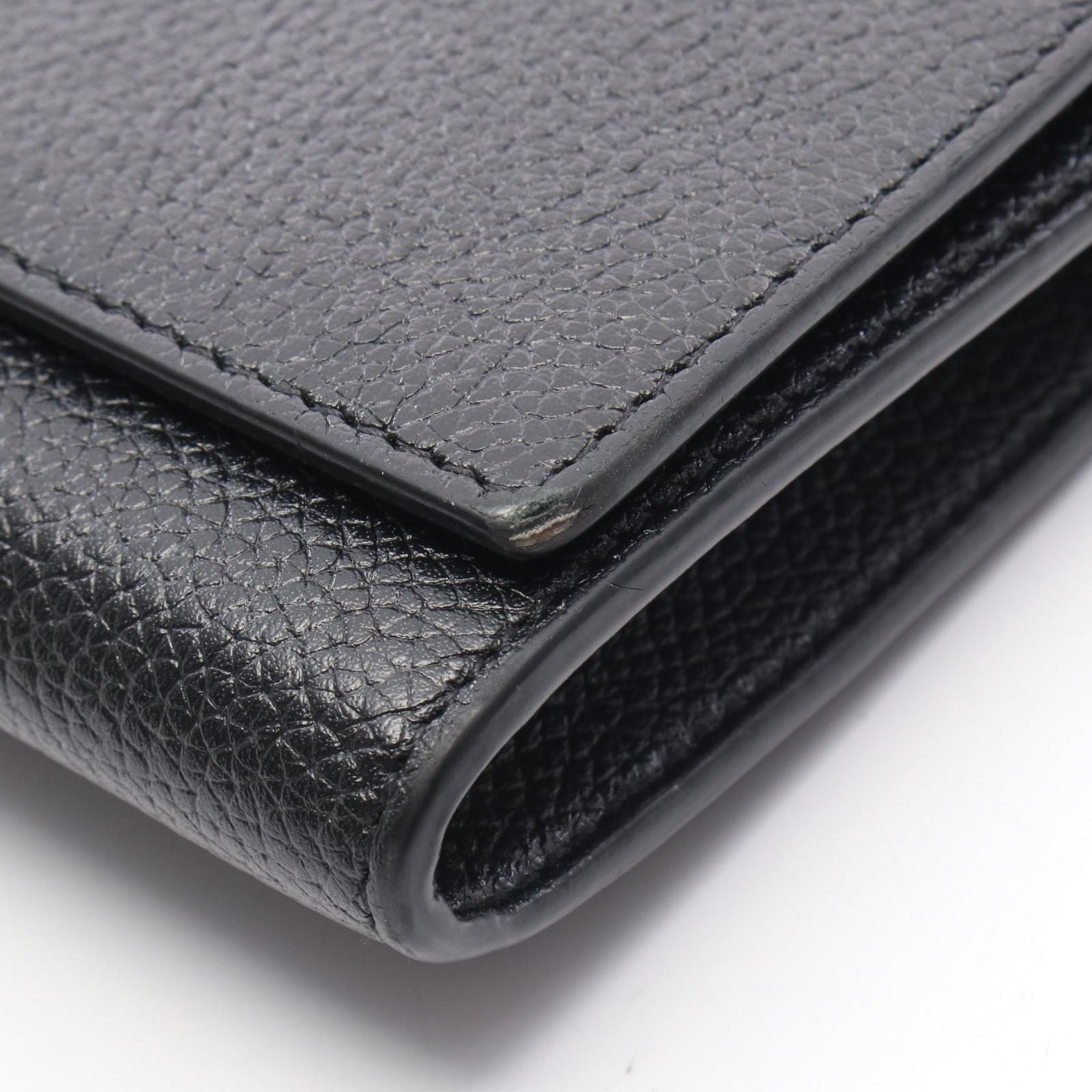 Balenciaga Shoulder Bag Logo Bag Black Leather — view 8
