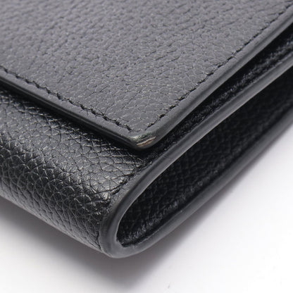 Balenciaga Shoulder Bag Logo Bag Black Leather — view 8