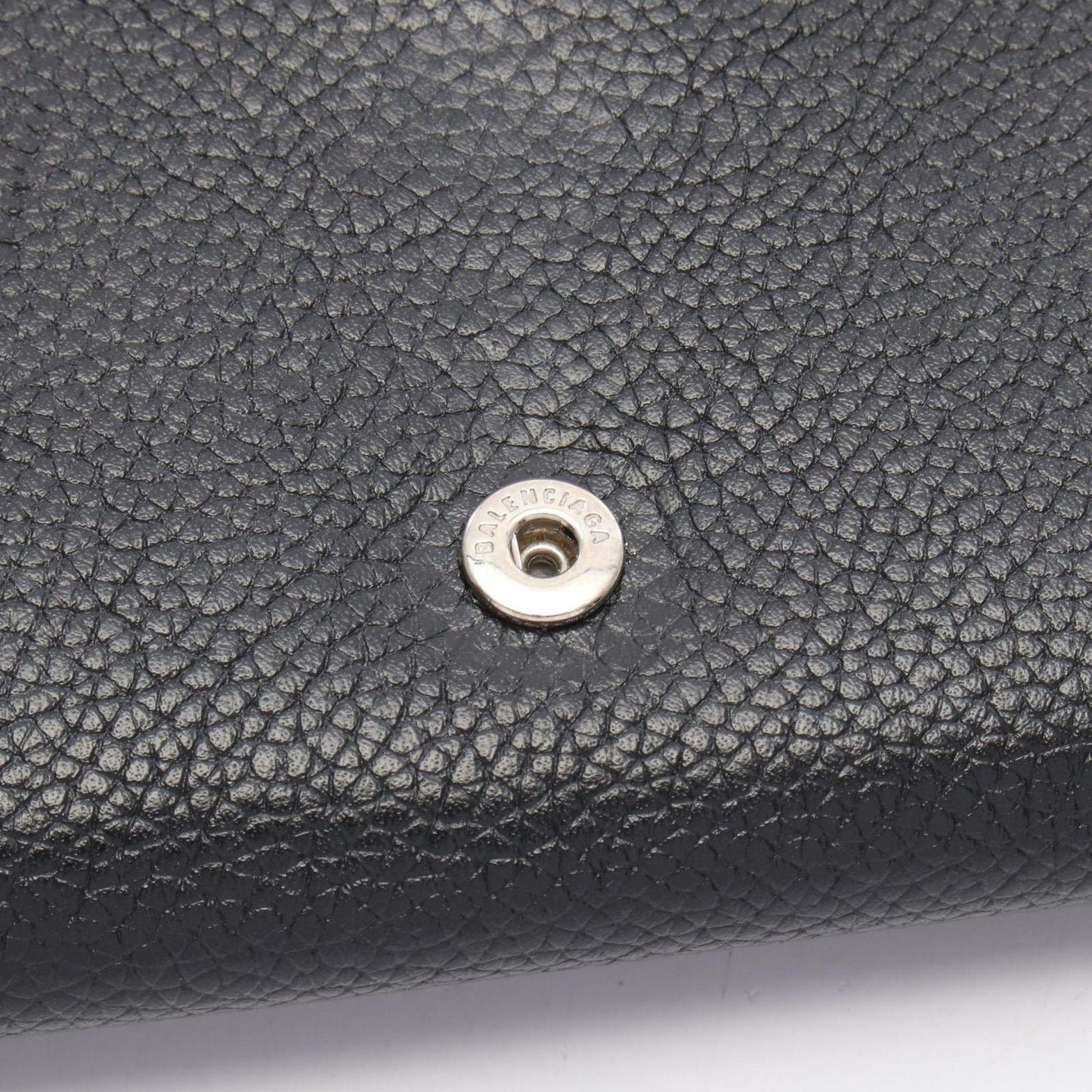 Balenciaga Shoulder Bag Logo Bag Black Leather — view 6