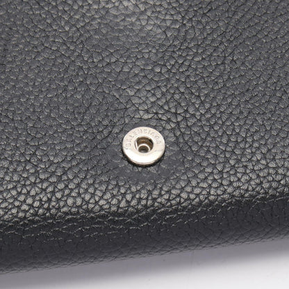 Balenciaga Shoulder Bag Logo Bag Black Leather — view 6