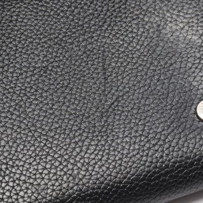 Balenciaga Shoulder Bag Logo Bag Black Leather — view 7