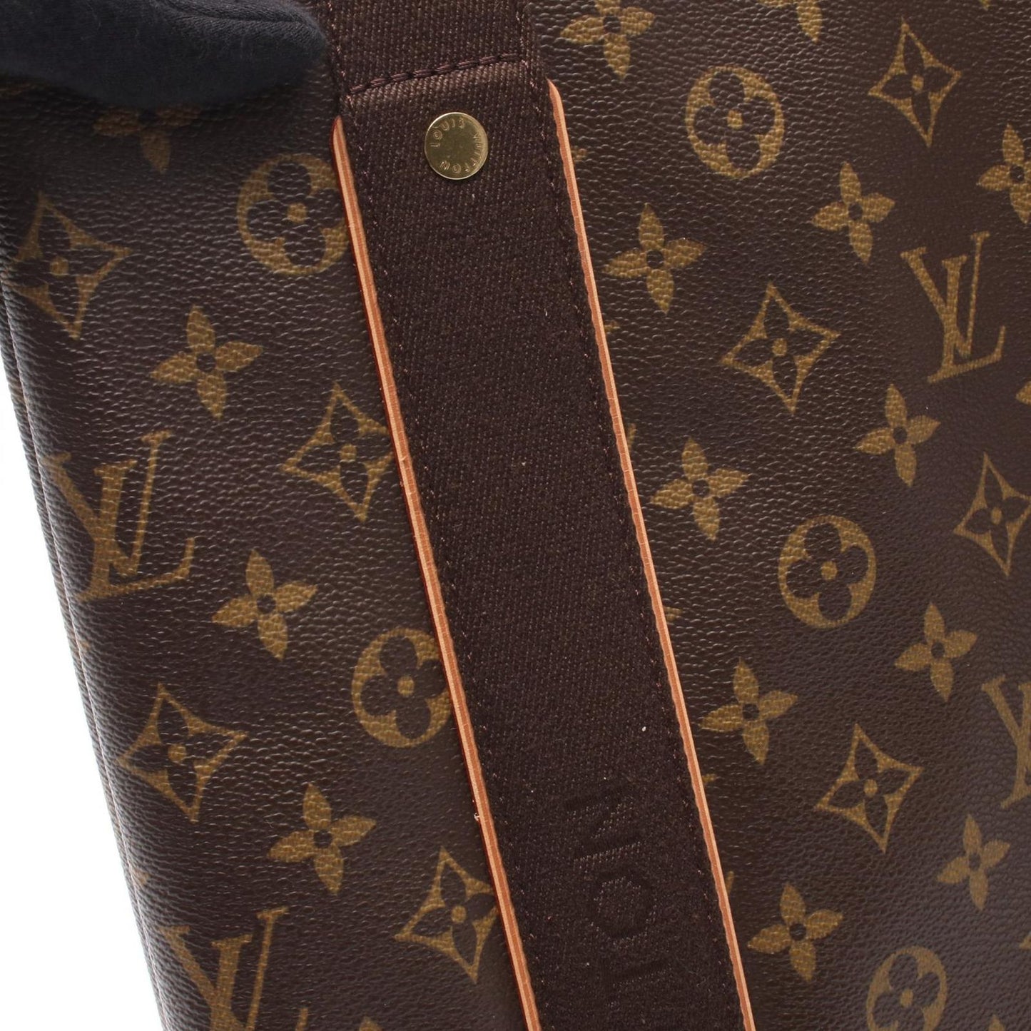 Louis Vuitton Tote Boble Monogram Canvas Leather Cover — view 8