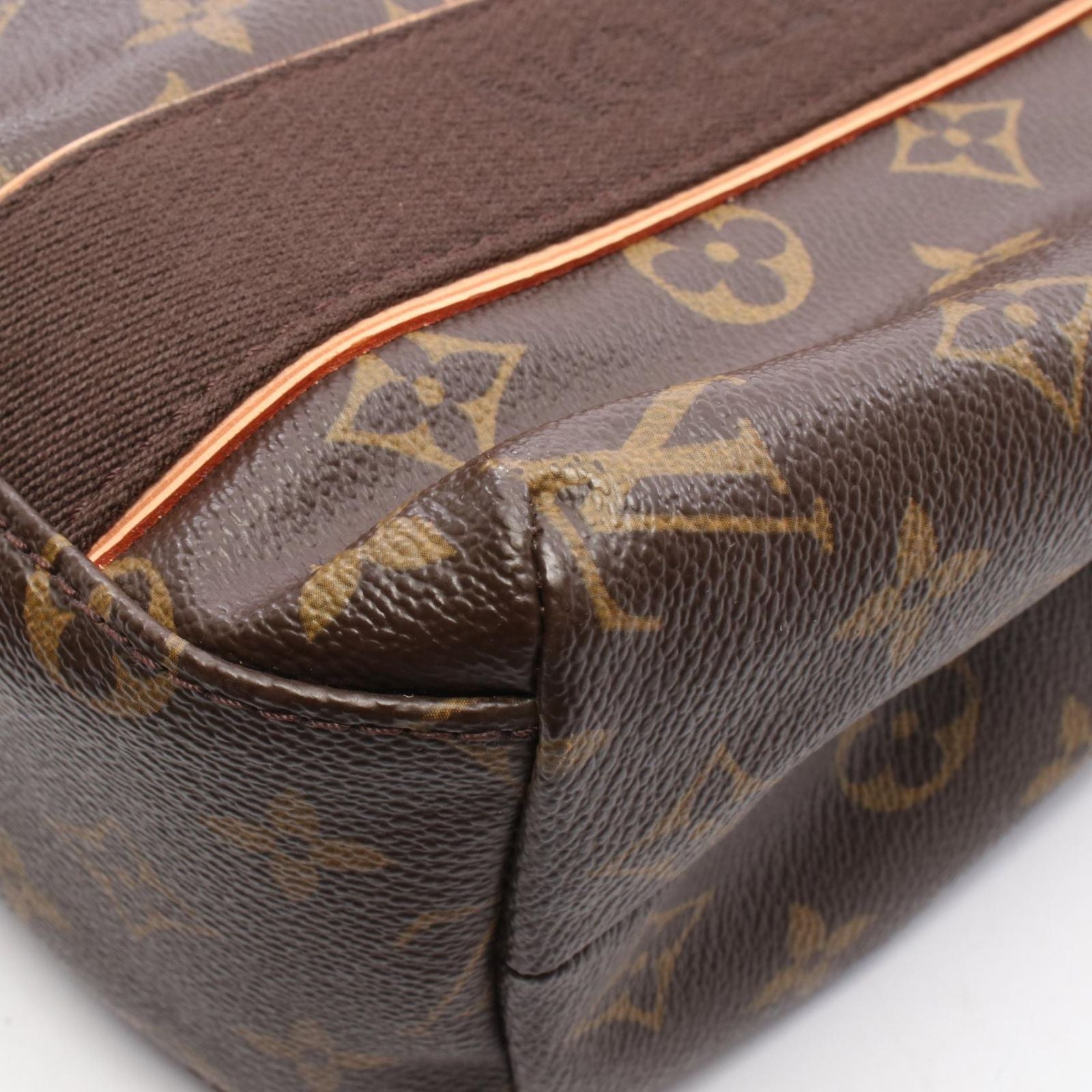 Louis Vuitton Tote Boble Monogram Canvas Leather Cover — view 7