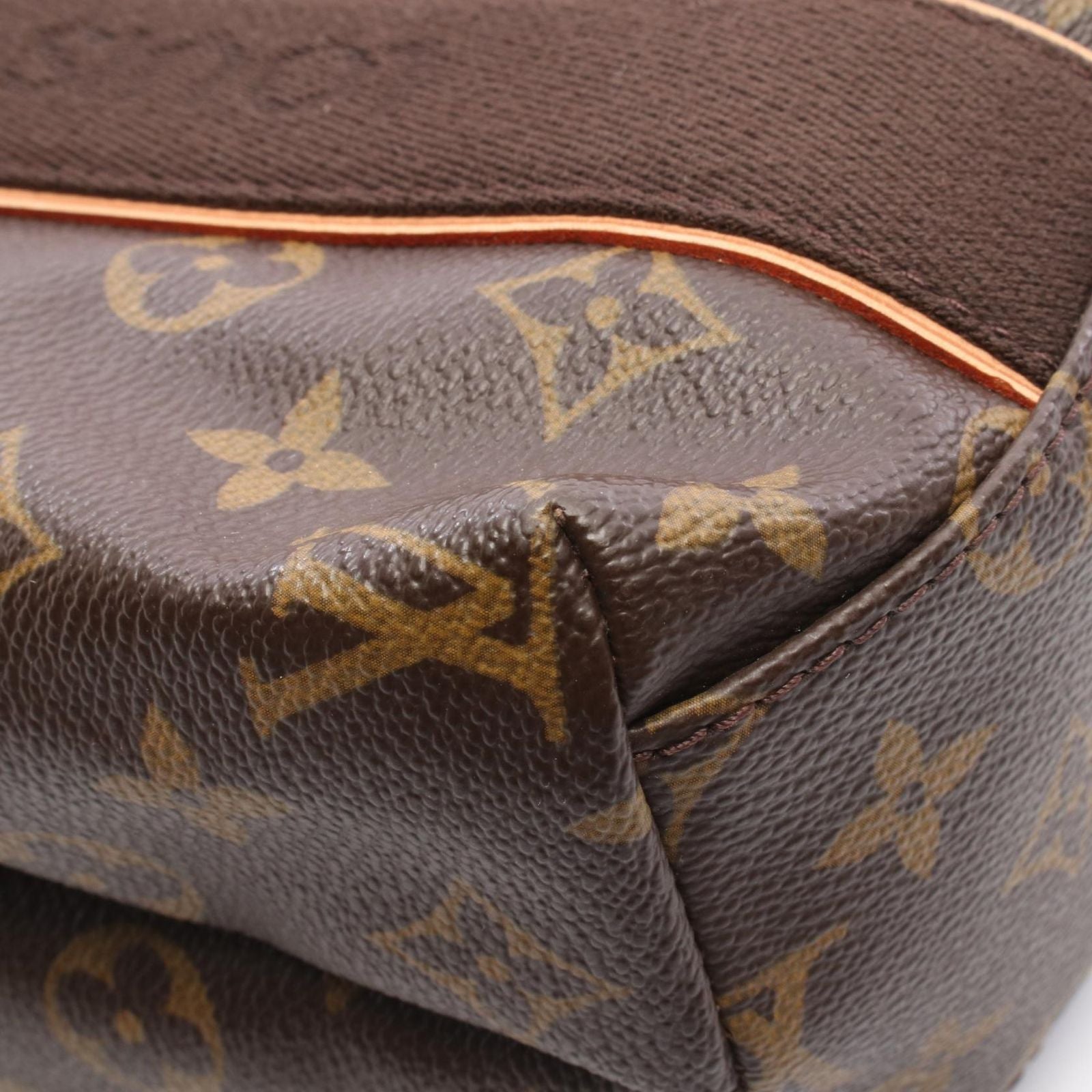 Louis Vuitton Tote Boble Monogram Canvas Leather Cover — view 9