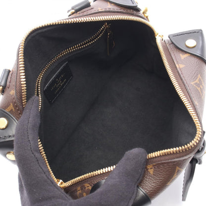 Louis Vuitton Handbag Malle Souple Monogram Noir Canvas Leather Petite — view 3