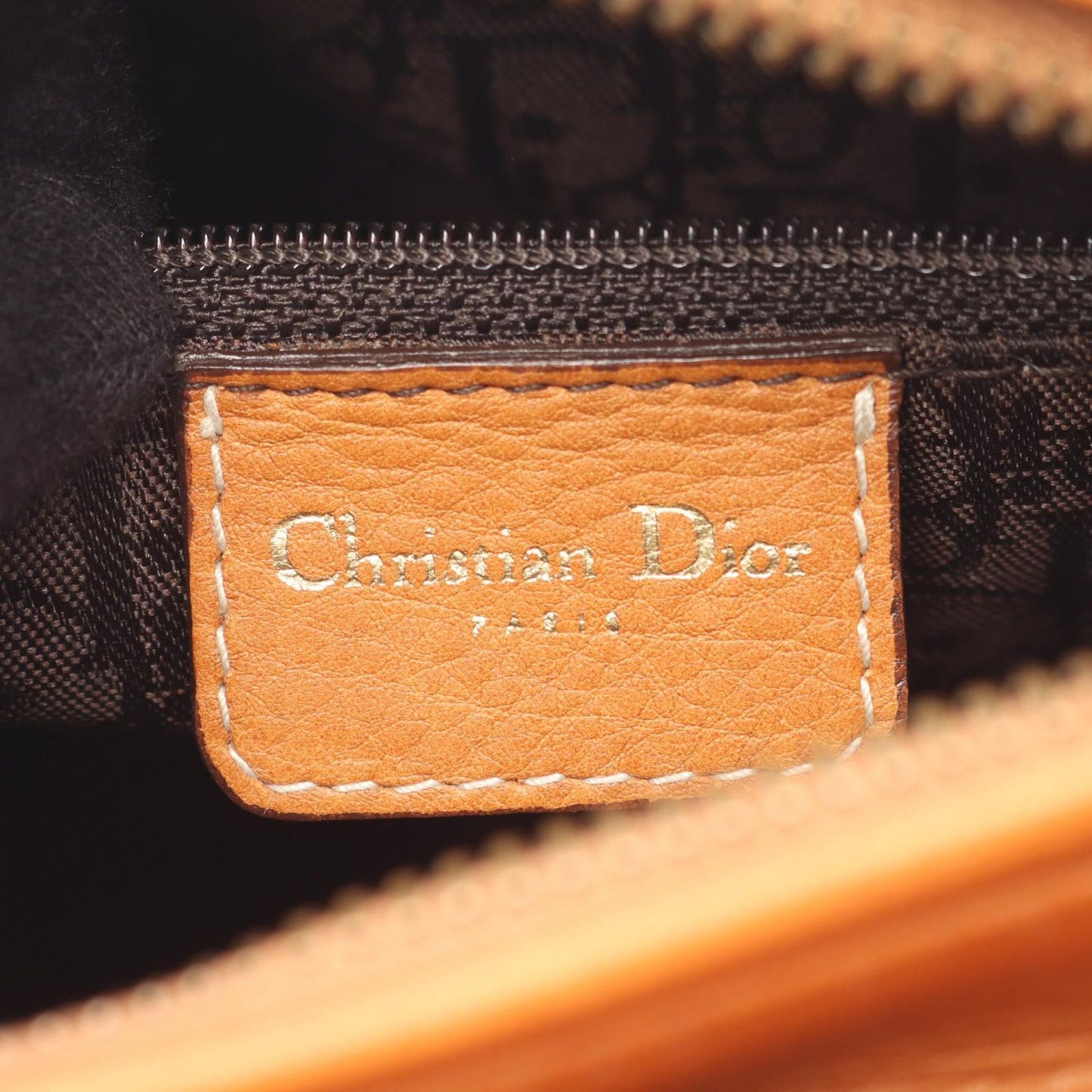 Dior Handbag Lady Dior Cannage 2-Way Camel Leather Lady Dior Tote — view 4