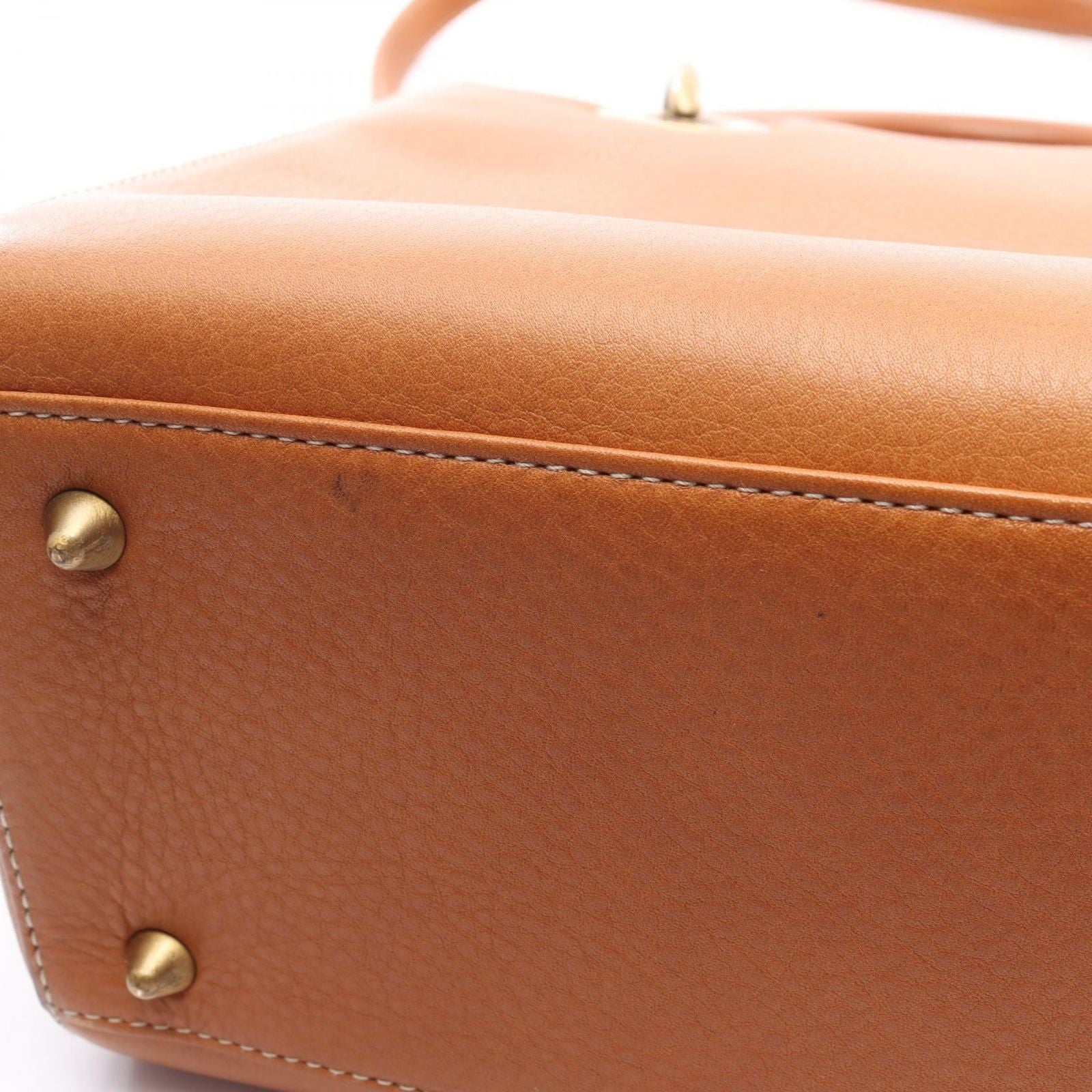 Dior Handbag Lady Dior Cannage 2-Way Camel Leather Lady Dior Tote — view 8