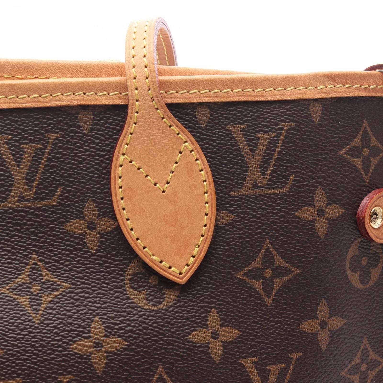 Louis Vuitton Tote Neverfull MM Monogram Pivoine Canvas Leather — view 7