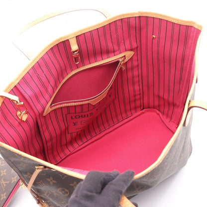 Louis Vuitton Tote Neverfull MM Monogram Pivoine Canvas Leather — view 3