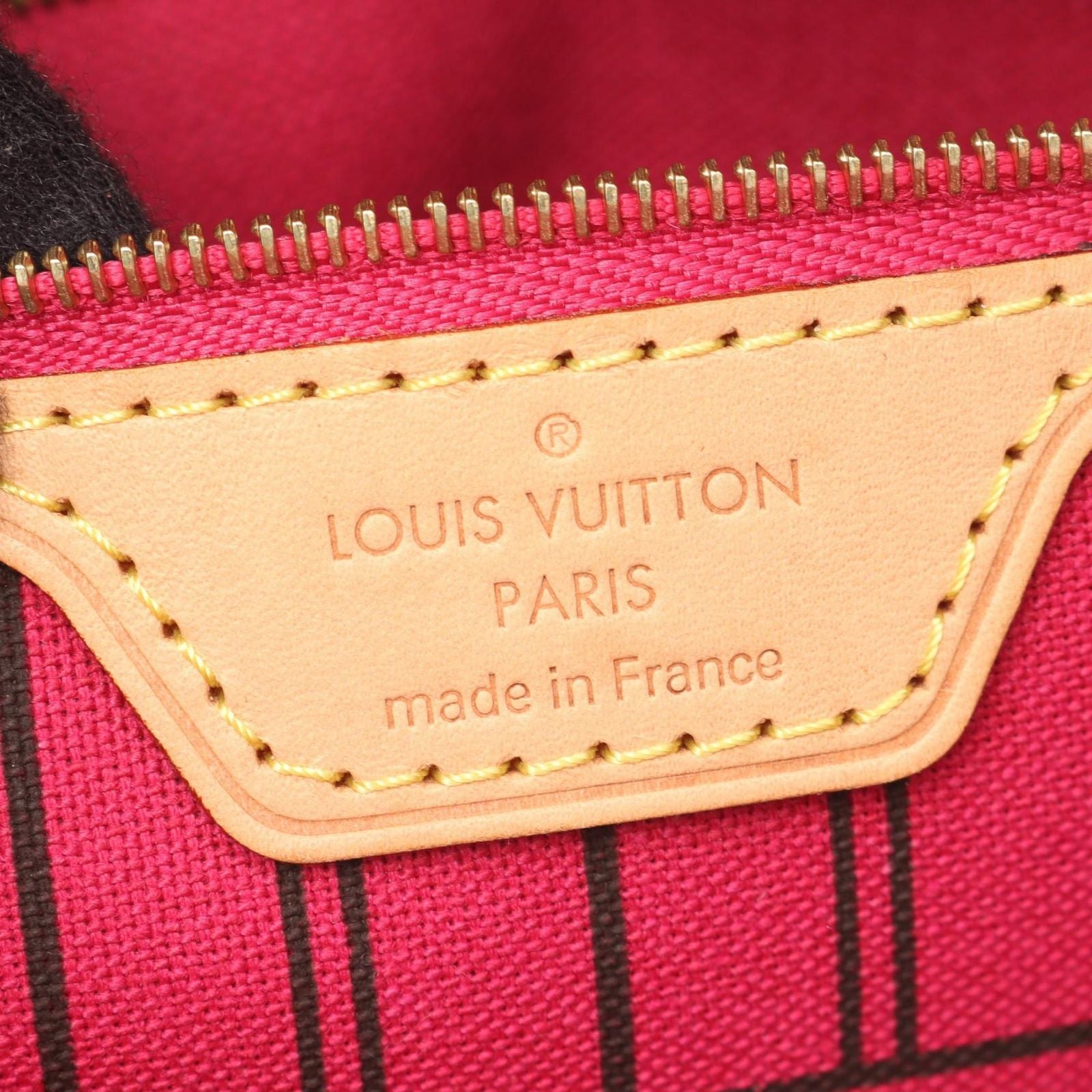 Louis Vuitton Tote Neverfull MM Monogram Pivoine Canvas Leather — view 4