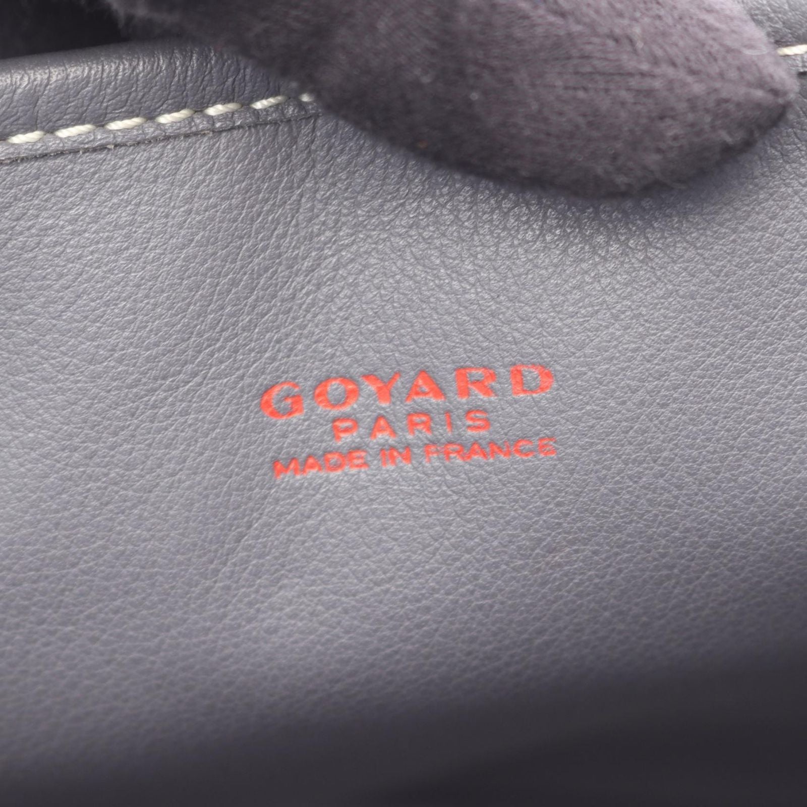 Goyard Tote Anjou Mini Pouch Reversible Gray Canvas Leather — view 4