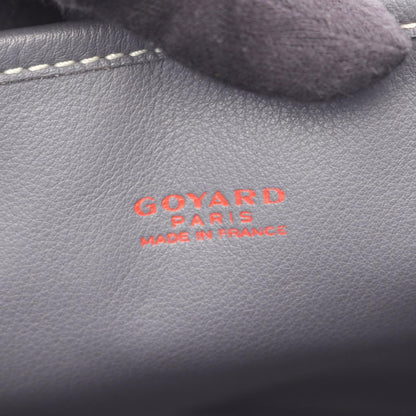 Goyard Tote Anjou Mini Pouch Reversible Gray Canvas Leather — view 4