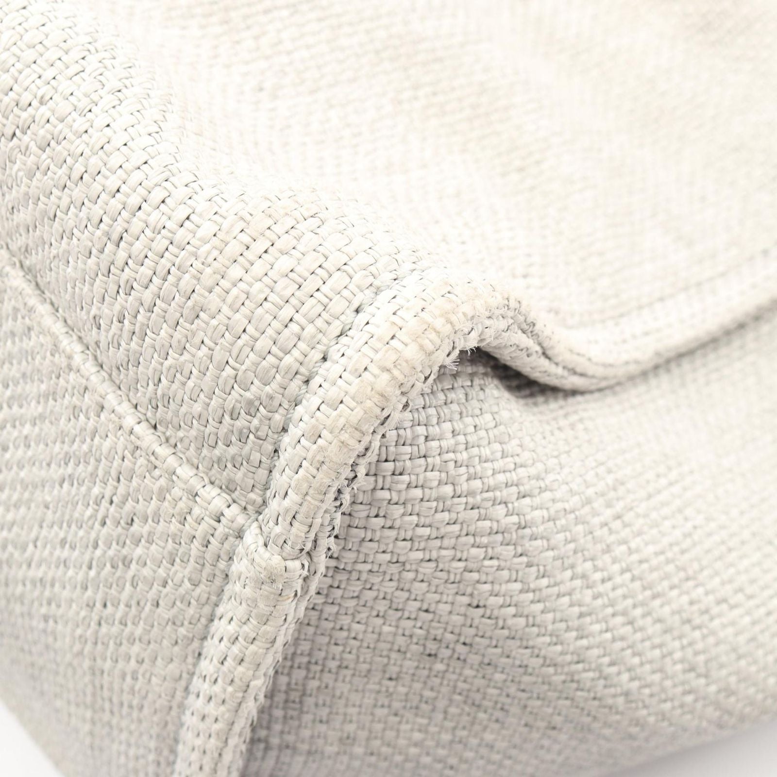 Chanel Tote Deauville GM 2-Way Light Gray Leather Chain GM — view 6