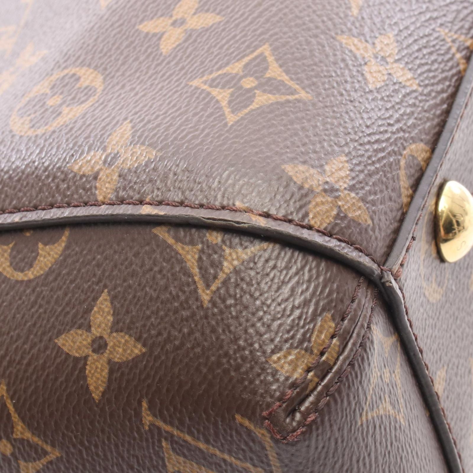 Louis Vuitton Handbag Montaigne MM Monogram 2-Way Canvas Leather — view 6