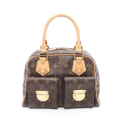 Louis Vuitton Handbag Manhattan PM Monogram Canvas Leather