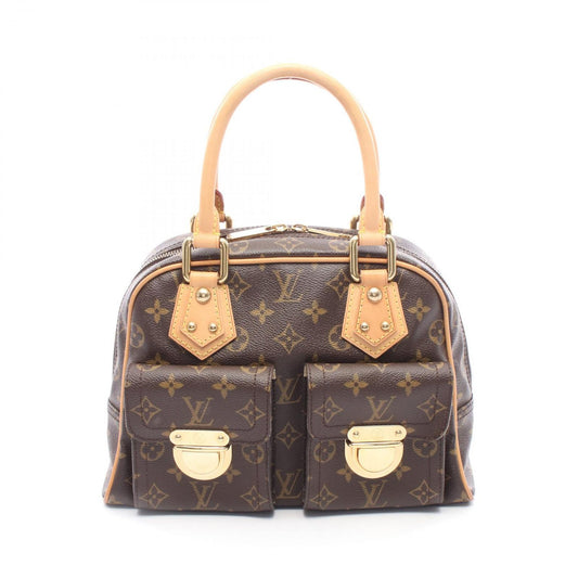 Louis Vuitton Handbag Manhattan PM Monogram Canvas Leather