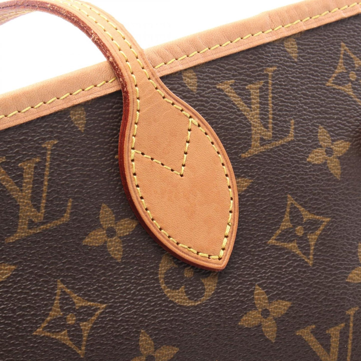 Louis Vuitton Tote Neverfull MM Monogram Cerise Canvas Leather — view 9