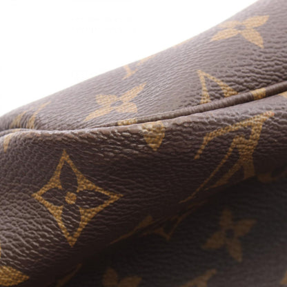 Louis Vuitton Tote Neverfull MM Monogram Cerise Canvas Leather — view 6