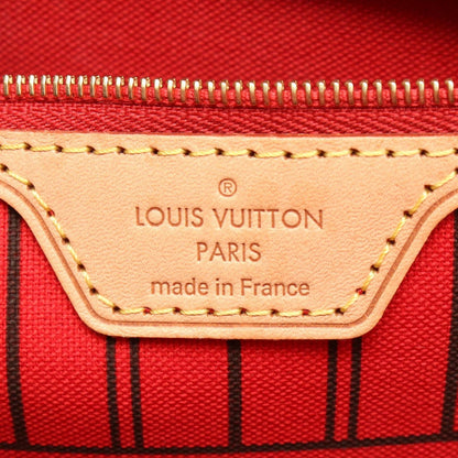 Louis Vuitton Tote Neverfull MM Monogram Cerise Canvas Leather — view 4